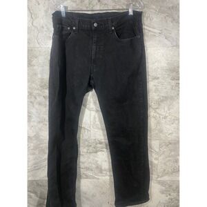 Levi Strauss 559 Men's Jeans Black W36 L32 Straight Fit Denim